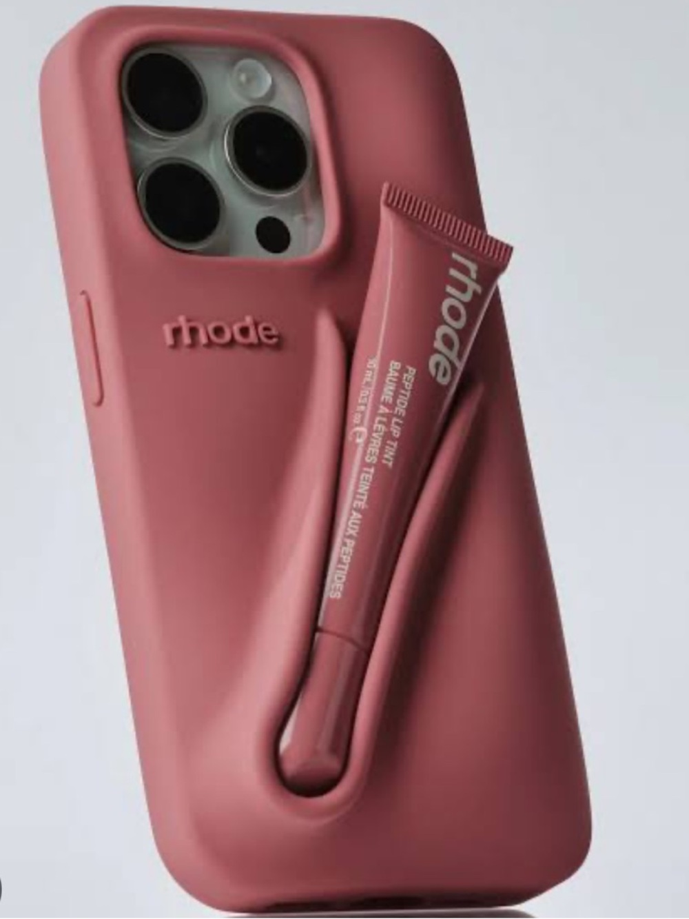 RHODE iPhone 15 pro Case in Salty Tan NEW
